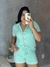 Pijama Ingles verde agua - comprar online