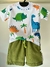 Camiseta Infantil Dinossauro – Um Mundo Jurássico de Estilo e Conforto! (Não acompanha a bermuda) na internet
