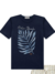 Conjunto Infantil de Menino Beach, Camiseta Azul Marinho com Bermuda com Listra - Minily Kids