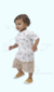 Conjunto de Bebê Tartaruga com Camisa de Manga Curta e Bermuda Caqui Luxo - comprar online