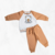 Conjunto de Inverno Urso Bordado Bebê na internet