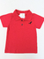 Camiseta Polo Infantil Masculina Reirex Vermelha | 100% Algodão | Básica, Confortável e Estilo Minimalista - comprar online