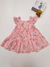 Vestido de Bebê Cavalo Marinho Com Alça Princesa Lilás e Rosa - Minily Kids