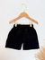 Bermuda Infantil em Linho Premium Preto – Sofisticação em Cada Detalhe! - loja online