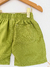 Imagem do Bermuda Infantil em Linho Premium Verde – Sofisticação em Cada Detalhe!