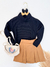 Blusa Infantil de Manga Longa Favo de Mel Preto – Conforto e Elegância para os Dias Mais Fresquinhos! na internet