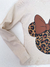 Camiseta de Manga Longa Minnie – Um Toque Charmoso com Animal Print na internet