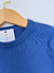 Camiseta Infantil Masculina Manga Longa Kyly em Algodão Azul – Básica e Confortável para Meninos - loja online