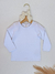 Camiseta Infantil Feminino Manga Longa Kyly em Algodão Branco – Básica e Confortável para Meninas - comprar online
