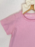 Camiseta Infantil Feminina Kookab Rosa – 100% Algodão, Básica e Confortável | Estilo Minimalista na internet