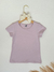 Camiseta Básica Infantil Feminina Kookab em Cotton Rosa Pétala – Manga Curta e Confortável - comprar online