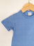 Camiseta Infantil Masculina Azul Alakazoo | Manga Curta com Detalhes Sofisticados no Tecido | Básica e Estilosa na internet