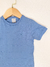 Camiseta Infantil Masculina Azul Alakazoo | Manga Curta com Detalhes Sofisticados no Tecido | Básica e Estilosa - Minily Kids