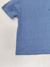 Imagem do Camiseta Infantil Masculina Azul Alakazoo | Manga Curta com Detalhes Sofisticados no Tecido | Básica e Estilosa