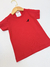 Camiseta Infantil Manga Curta Reirex Masculina Vermelho – 100% Algodão | Básica e Confortável na internet