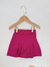 Short Saia Infantil Feminino Marina – Com Pregas e Elástico na Cintura - comprar online
