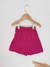 Imagem do Short Saia Infantil Feminino Marina – Com Pregas e Elástico na Cintura