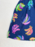 Vestido Infantil Feminino Azul Marinho com Estampa de Bananas – Kookabu - loja online