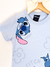 Camiseta Infantil Stitch Disney Manga Curta 100% Algodão – Azul - Minily Kids