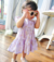 Vestido de Bebê Cavalo Marinho Com Alça Princesa Lilás e Rosa