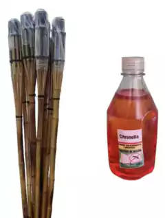 COMBO ANTORCHA 1,50 MTS + CITRONELLA 500 CM3