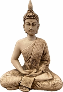 BUDA MEDITANDO CON FLORES
