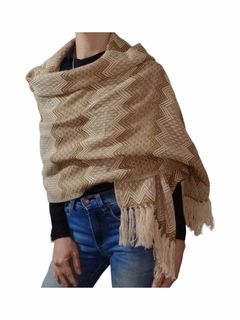 Pashminas de lana de Alpaca con Trama - tienda online