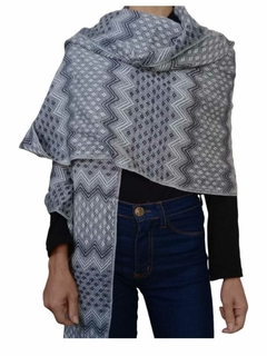 Pashminas de lana de Alpaca con Trama - tienda online