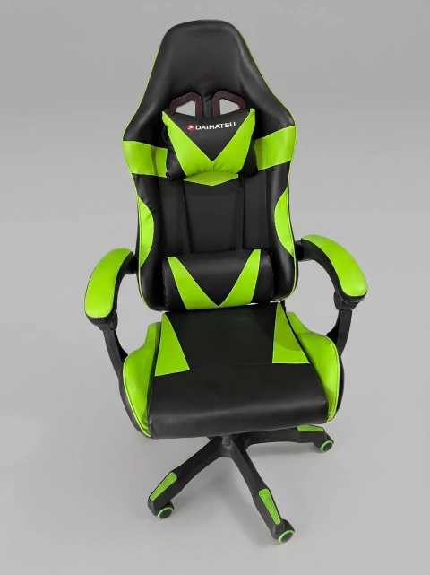 Silla Gamer Daihatsu Verde y Negra