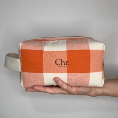 Neceser Cartuchera Tusor estampado - Chérie & co