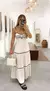 Imagem do Vestido midi alcinha com detalhe de bolinhas