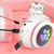 Fone Bluetooth Orelha De Gatinho Gato 5.0 Com Led Headphone - eShopDigital.Online