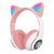 Fone Bluetooth Orelha De Gatinho Gato 5.0 Com Led Headphone - eShopDigital.Online