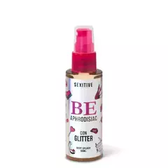 Perfume con glitter