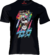 Camiseta Preta Estampada Caveira Harley Unissex