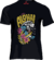 Camiseta Preta Estampada Aloha Unissex
