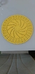 Sousplat de crochê em espiral - Amarelo - NOVA COR! - comprar online