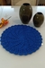 Sousplat de crochê em espiral - Azul Royal - comprar online