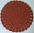Sousplat de crochê em espiral - Havana (terracota)