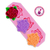 Rosa 3D Cenefa X3