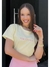 T-SHIRT PLUS SIZE VIRTUOSA - AMARELA - comprar online