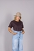 T-SHIRT LISA - MARROM DARK