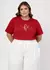 T-SHIRT PLUS SIZE FÉ- BORDÔ