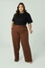 T-SHIRT PLUS SIZE LISA PRETO - Vento de Algodão