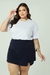 Imagem do T-SHIRT PLUS SIZE LISA - BRANCO