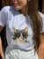 T-SHIRT GATO - BRANCO - comprar online