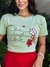 T-SHIRT LIVE LAUGH LOVE - VERDE CHÁ | T SHIRT FEMININA DE ALGODÃO - comprar online