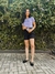 CAMISETA BORBOLETAS - LILÁS | T SHIRT FEMININA DE ALGODÃO - loja online