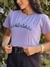 CAMISETA BORBOLETAS - LILÁS | T SHIRT FEMININA DE ALGODÃO na internet