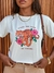 CAMISETA TIGRE - OFF WHITE | T SHIRT FEMININA DE ALGODÃO na internet